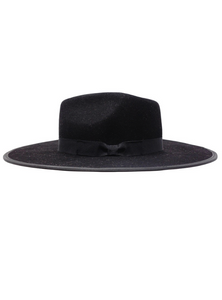 Shay Black Fedora Hat