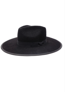 Shay Black Fedora Hat