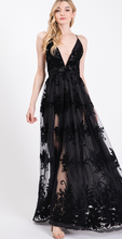 Load image into Gallery viewer, Moonlight Black Maxi Dress