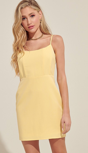 Sunshine Yellow Bodycon Dress