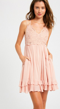 Load image into Gallery viewer, Girls Day Pink Dress With Pockets