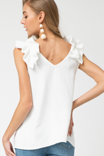 Load image into Gallery viewer, Belle Ruffled Fashion Tank Top