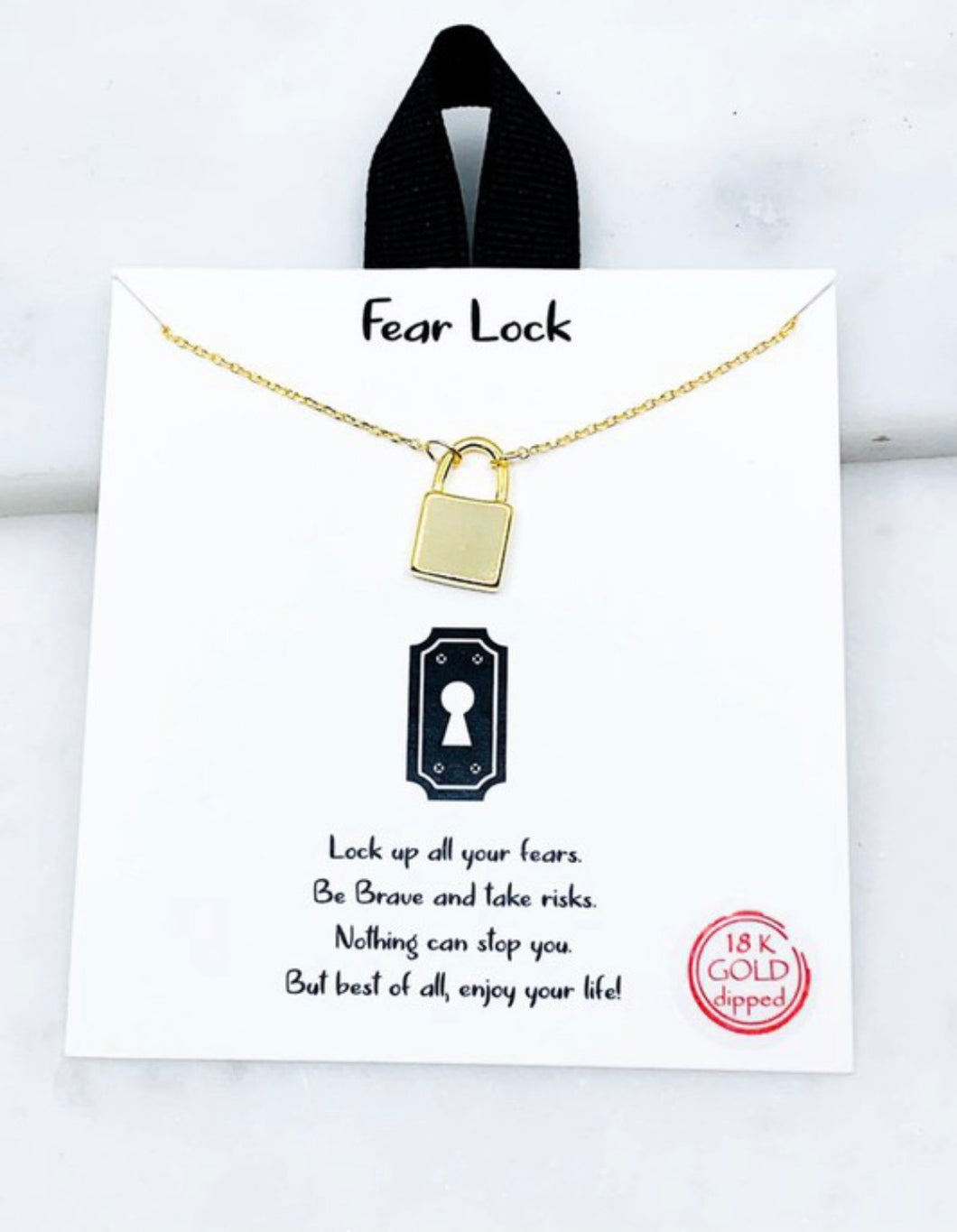 Fear Lock Necklace