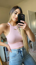 Load image into Gallery viewer, Spring Romance Pink Crop Top