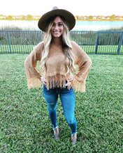 Load image into Gallery viewer, Jesse James Fringe Sweater
