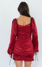 Load image into Gallery viewer, Loving him was Red Long Sleeve Dress