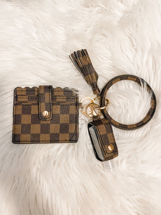 The Carrie Brown Checkered Wallet