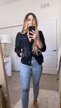 Load image into Gallery viewer, Good Hair Day Biker Jacket