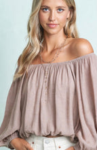 Load image into Gallery viewer, Take Me To The Beach Off The Shoulder Blouse